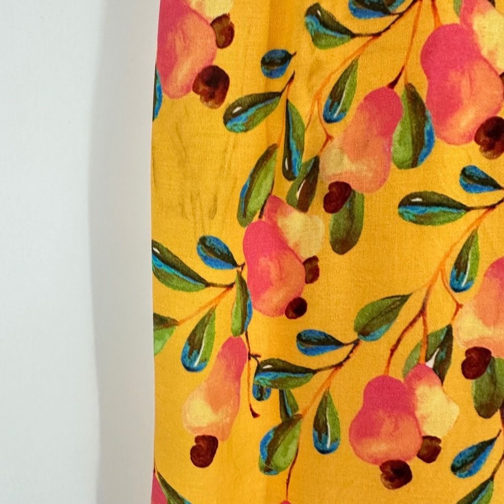 Farm Rio for Anthropologie Anjou Maxi Dress Size 2‎ Tiered Padded Cup READ - Picture 5 of 16